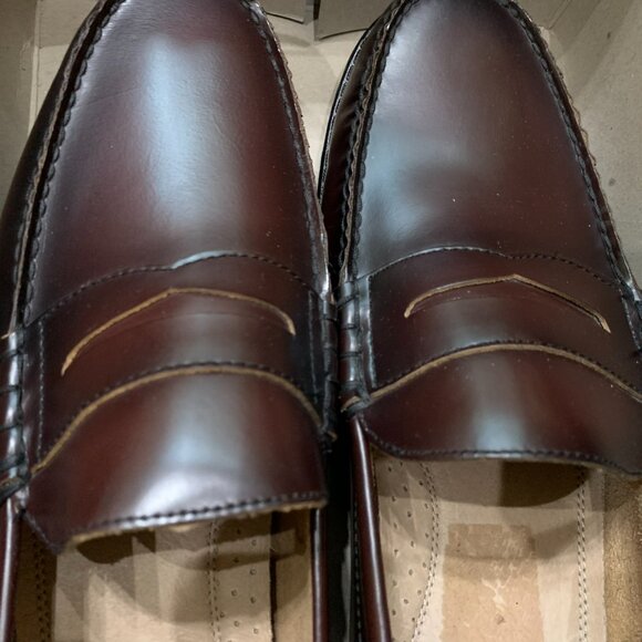 NIB Nunn Bush Dark Brown Leather Slip-On Loafers Sz 13M